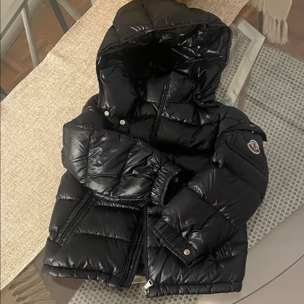 Moncler Glossy Black Puffer Jacket